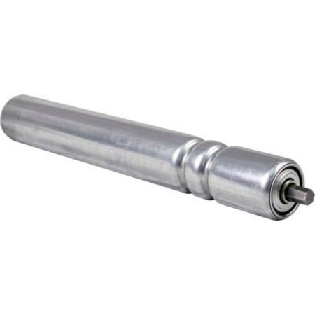 OMNI METALCRAFT 1.9" Dia. x 16 Ga. Galvanized Double Grooved Roller 37825-26-GP for 26" O.A.W. Omni Conveyors 37825-26-GP